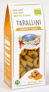 Tarallini Snacks mit Kurkuma und Ingwer BIO 250 g - PASTIFICIO TARALL 'ORO